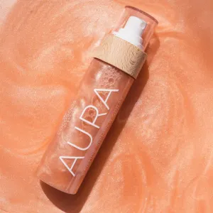 COCOSOLIS AURA Peptide Shimmer Spray hydratačný sprej s rozjasňujúcim efektom s vôňou Raspberry 100 ml