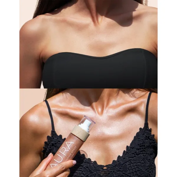 COCOSOLIS AURA Peptide Shimmer Spray hydratačný sprej s rozjasňujúcim efektom s vôňou Raspberry 100 ml