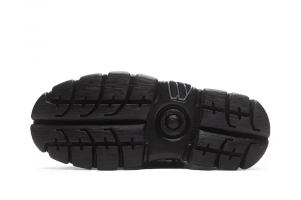 New Rock Tower Negro Lateral W "Nobuck Negro Nobuck Rosa" (M-106-C26)