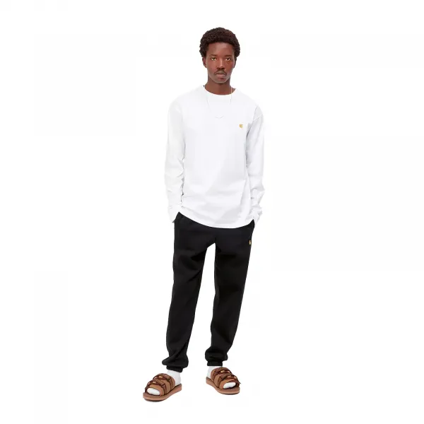 Carhartt WIP Chase Sweat Pant "Black Gold" (I033667-00FXX)