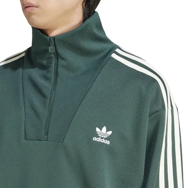 adidas Adicolor Funnel Neck Track Top "Mineral Green" (IZ2502)