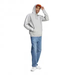 Pánska zateplená mikina s kapucňou ADIDAS ORIGINALS 3-stripes hoody-Grey