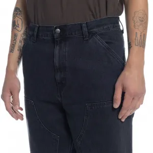 Carhartt WIP Double Knee Pant Stone Washed "Black" (I032699-8906)