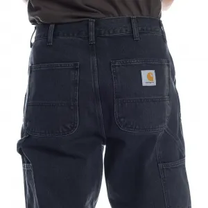 Carhartt WIP Double Knee Pant Stone Washed "Black" (I032699-8906)