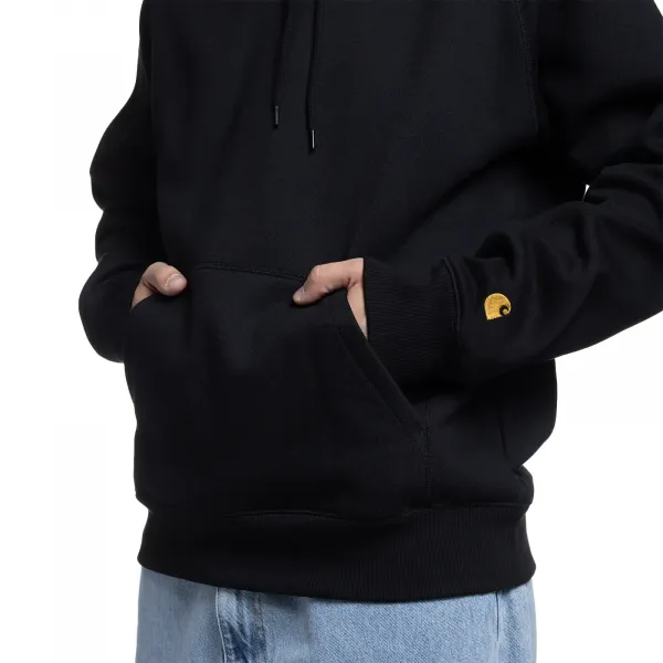 Carhartt WIP Hooded Chase Sweat "Black Gold" (I033661-00FXX)