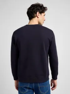 LEE Pánska mikina  PATCH CREW SWS MIDNIGHT NAVY 112121794 Veľkosť: M