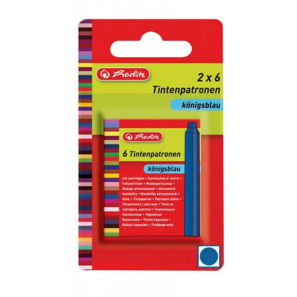 Bombičky Herlitz 2x6ks modré v blistri