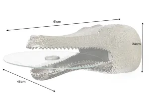 Odkladací nástenný stolík CROCO Dekorhome