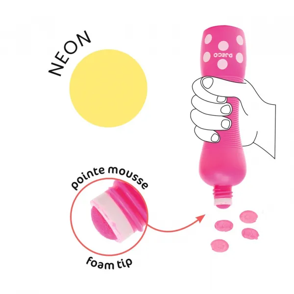 Ergonomické detské fixky - neónové - 4 ks
