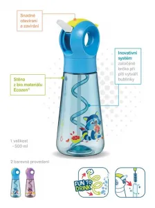 Fľaša Maped Miniz Ecozen Rabbit, 500 ml