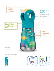 Fľaša Maped Miniz Jungle Fever, 350 ml