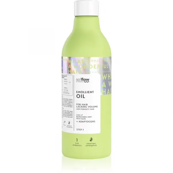 so!flow Low Porosity Hair Emollient Oil regeneračný olej na vlasy 150 ml