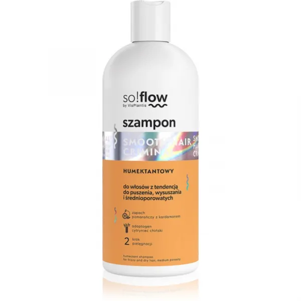so!flow Frizzy and Dry Hair Humectant Shampoo uhladzujúci šampón proti krepateniu 300 ml
