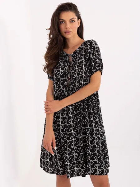 Dress-D73771M30466A-black