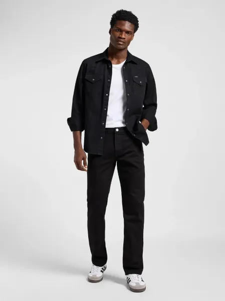 LEE Pánska košeľa  REGULAR WESTERN SHIRT BLACK 112363913 Veľkosť: S