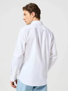WRANGLER Pánska košeľa  LS SHIRT WHITE OXFORD 112350485 Veľkosť: M
