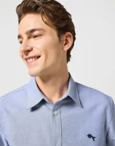 WRANGLER Pánska košeľa  LS SHIRT OXFORD BLUE 112350481 Veľkosť: M