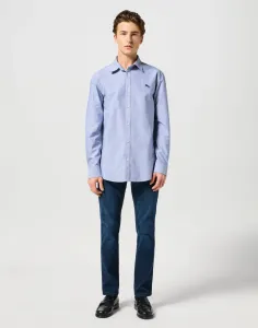 WRANGLER Pánska košeľa  LS SHIRT OXFORD BLUE 112350481 Veľkosť: M