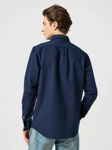 WRANGLER Pánska košeľa  OXFORD SHIRT DARK NAVY 112357241 Veľkosť: S