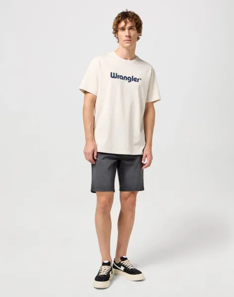 WRANGLER Tričko pre mužov  LOGO TEE WHITE 112350523 Veľkosť: S