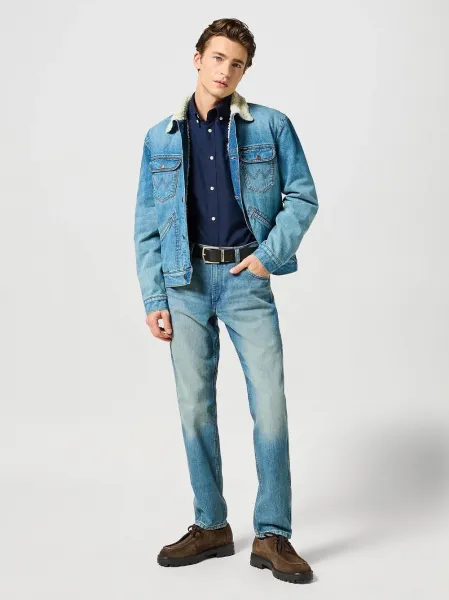 WRANGLER Pánska košeľa  OXFORD SHIRT DARK NAVY 112357241 Veľkosť: S