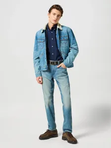 WRANGLER Pánska košeľa  OXFORD SHIRT DARK NAVY 112357241 Veľkosť: S