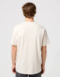 WRANGLER Tričko pre mužov  LOGO TEE WHITE 112350523 Veľkosť: S