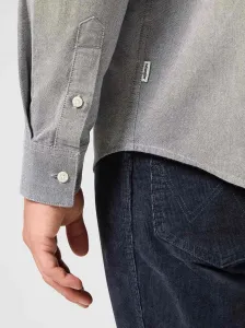 WRANGLER Pánska košeľa  OXFORD SHIRT GREY 112357230 Veľkosť: M