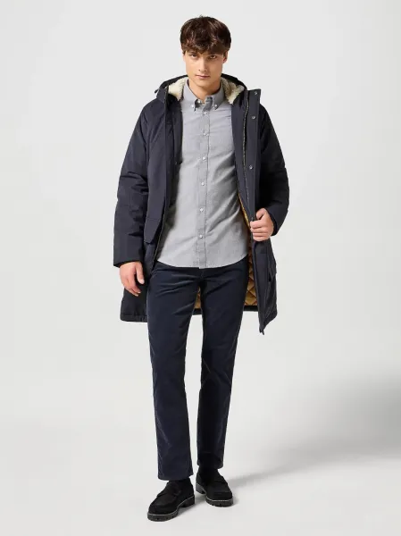 WRANGLER Pánska košeľa  OXFORD SHIRT GREY 112357230 Veľkosť: M