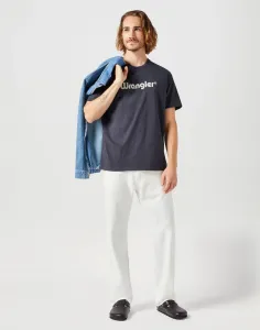 WRANGLER Tričko pre mužov  LOGO TEE BLACK 112350526 Veľkosť: M