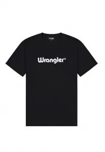 WRANGLER Tričko pre mužov  LOGO TEE BLACK 112350526 Veľkosť: M