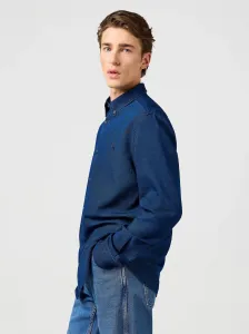 WRANGLER Pánska košeľa  OXFORD SHIRT INDIGO OXFORD 112364234 Veľkosť: M