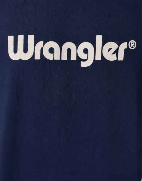 WRANGLER Tričko pre mužov  LOGO TEE NAVY 112350524 Veľkosť: M