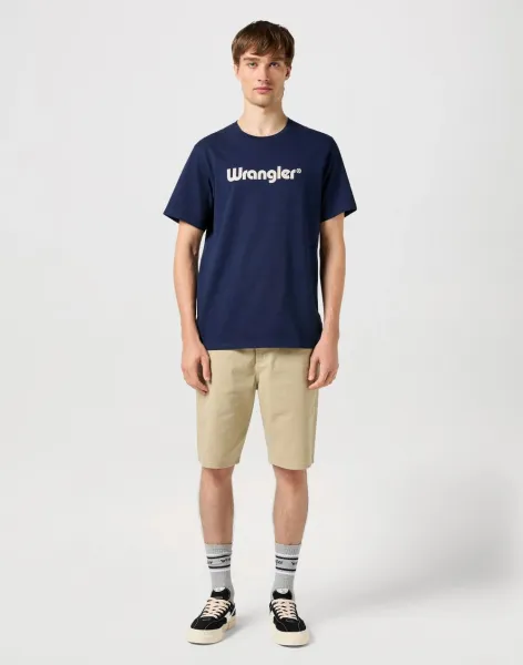 WRANGLER Tričko pre mužov  LOGO TEE NAVY 112350524 Veľkosť: M