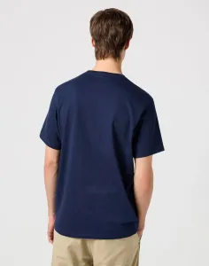 WRANGLER Tričko pre mužov  LOGO TEE NAVY 112350524 Veľkosť: M