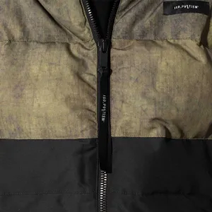 Iso.Poetism J20_Ione Down Jacket "Green/Black" (J20-IONE-BLACK-GREEN)