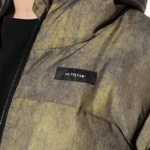 Iso.Poetism J20_Ione Down Jacket "Green/Black" (J20-IONE-BLACK-GREEN)