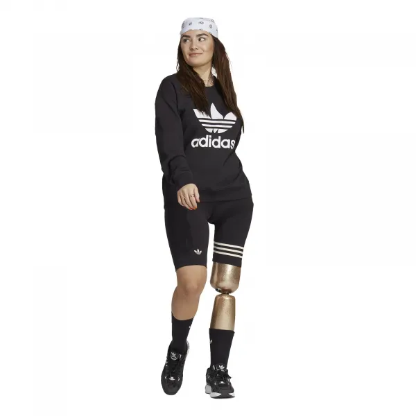 adidas Trefoil Crew Sweatshirt W "Black" (IB7431)