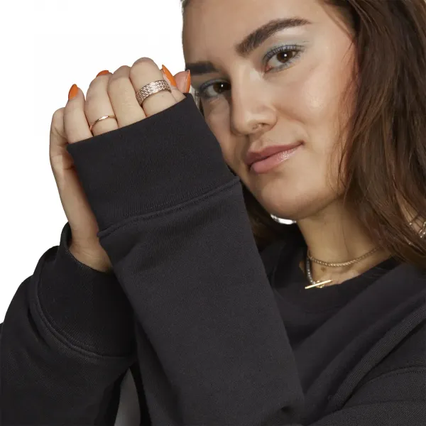 adidas Trefoil Crew Sweatshirt W "Black" (IB7431)