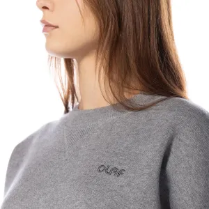 Olaf Knit Varsity Crewneck W "Grey" (W140703-GREY)