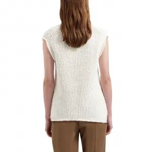 Olaf Slub Vest W "Off-White" (W160704-WHITE)