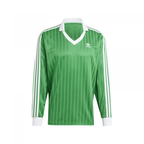 adidas Adicolor Pique Football Longsleeve Tee "Green" (IX5225)