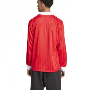 adidas Adicolor Pique Football Longsleeve Jersey "Better Scarlet" (IX5226)