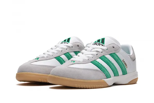 adidas Samba MN "Cloud White Green" (ID3922)
