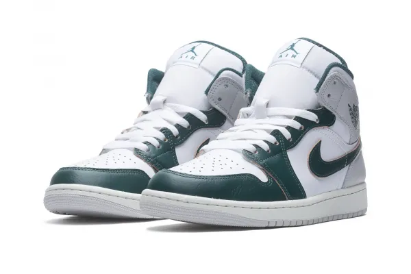 Jordan Brand Air Jordan 1 Mid SE "White Oxidized Green" (FQ7720-103)