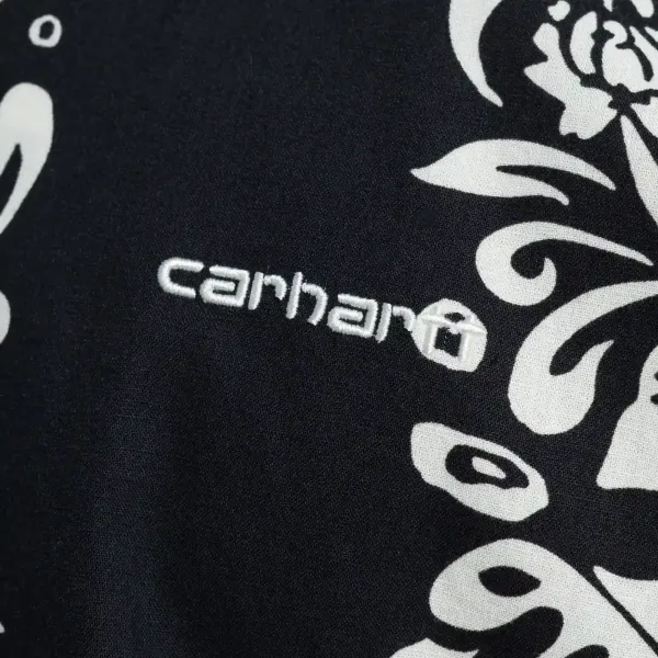 Carhartt WIP S/S Floral Shirt "Black Wax" (I033072-27CXX)