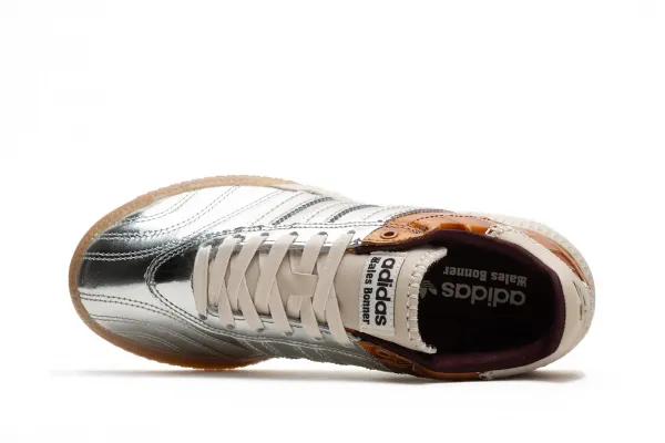 adidas x Wales Bonner MN Samba "Silver Mettalic Easy Yellow" (IH5777)