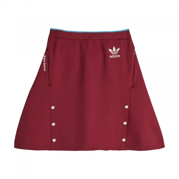 adidas x Wales Bonner Skirt W "Collegiate Burgundy" (JL9588)