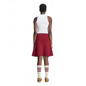 adidas x Wales Bonner Skirt W "Collegiate Burgundy" (JL9588)