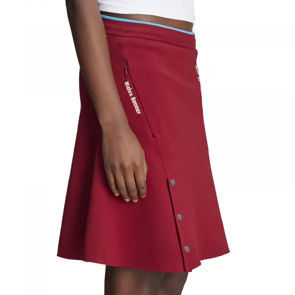 adidas x Wales Bonner Skirt W "Collegiate Burgundy" (JL9588)